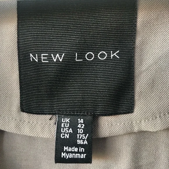 Lightweight Grey Coat New look size 14 - Picture 2 of 4